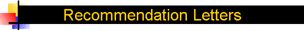 Recommendation Letters