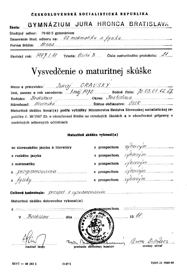 HighSchool Leaving Examination